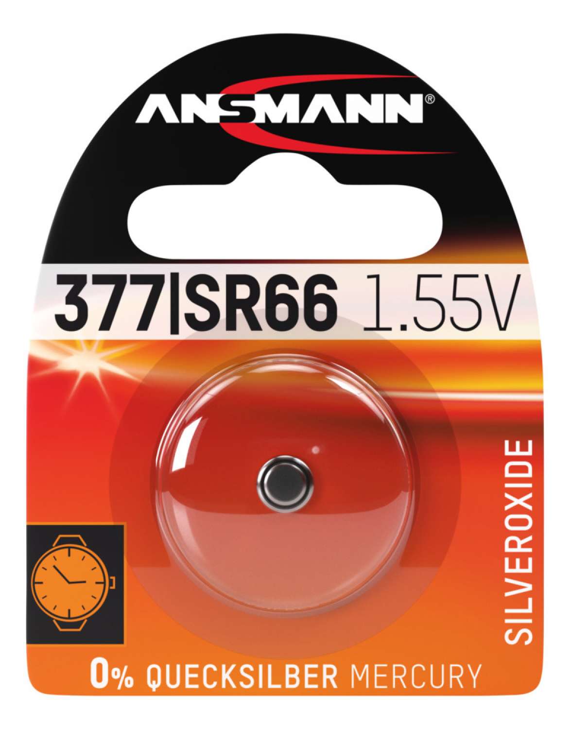 BATERII, ACUMULATOARE, INCARCATOARE ANSMANN - Baterie SR66 - Silver Oxid ambalate cate 1