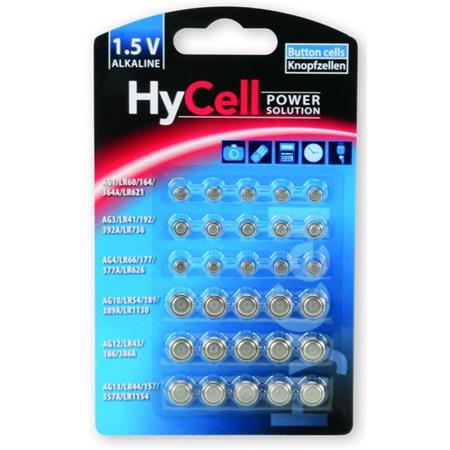 LR set 30 bucati (AG1, AG3, AG4, AG10, AG12, AG13) HyCell